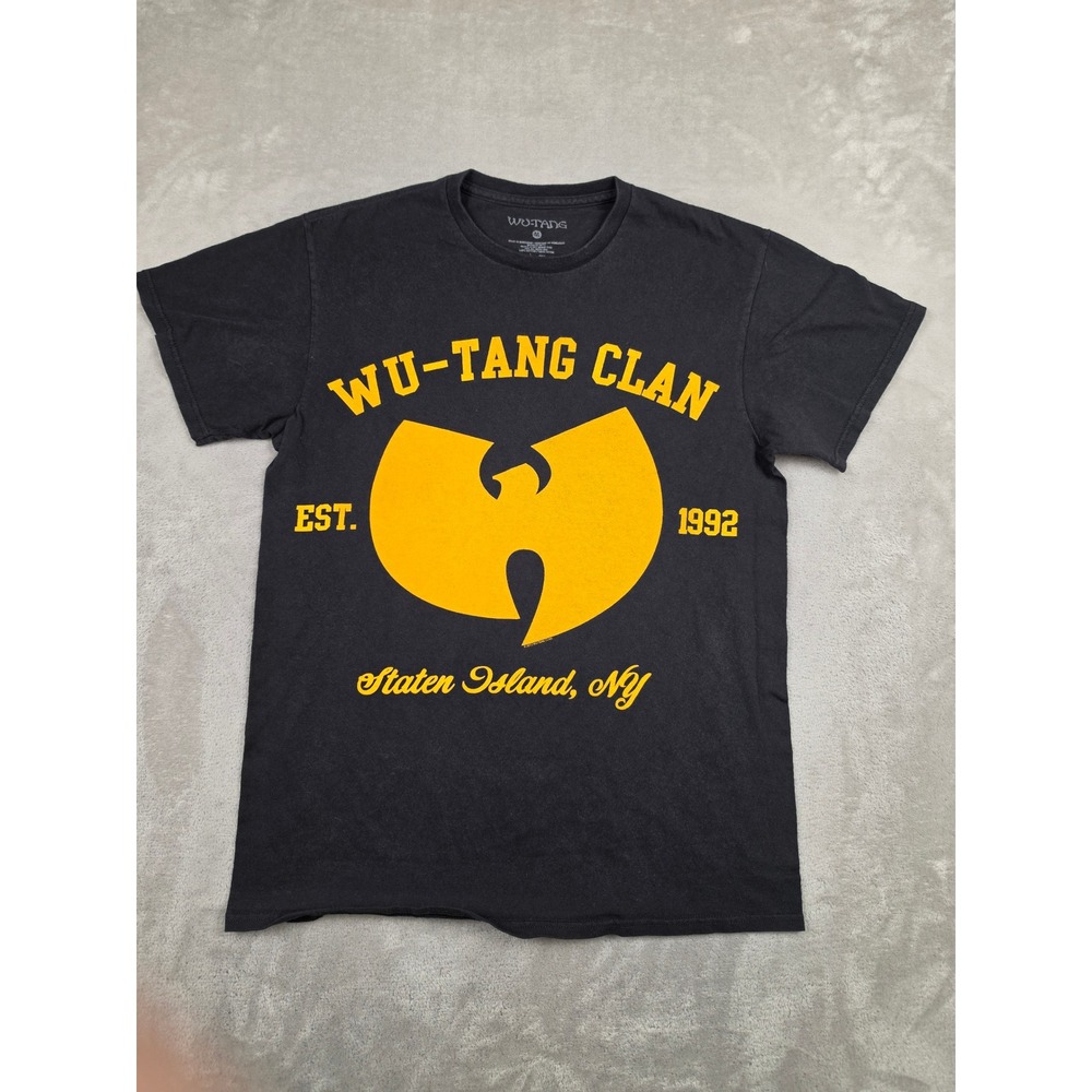 Wu-Tang Clan T-Shirt Mens M Fit S Black Staten Island NY Graphic Tee 2012